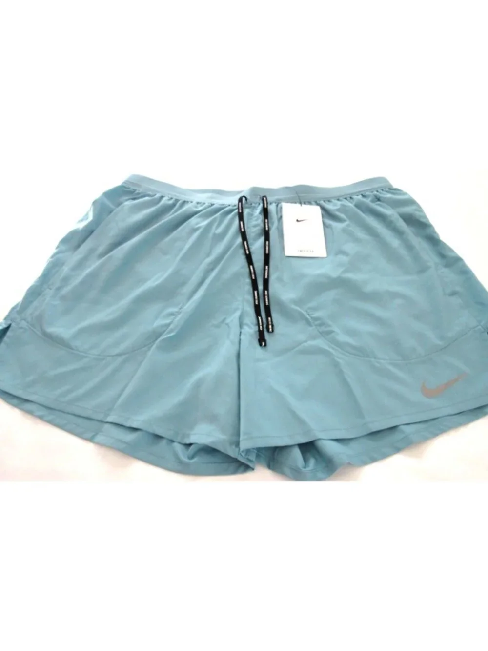 Nike Men's Dri-FIT Flex Stride 5 inch Running Shorts Denim Turquoise Blue NWT